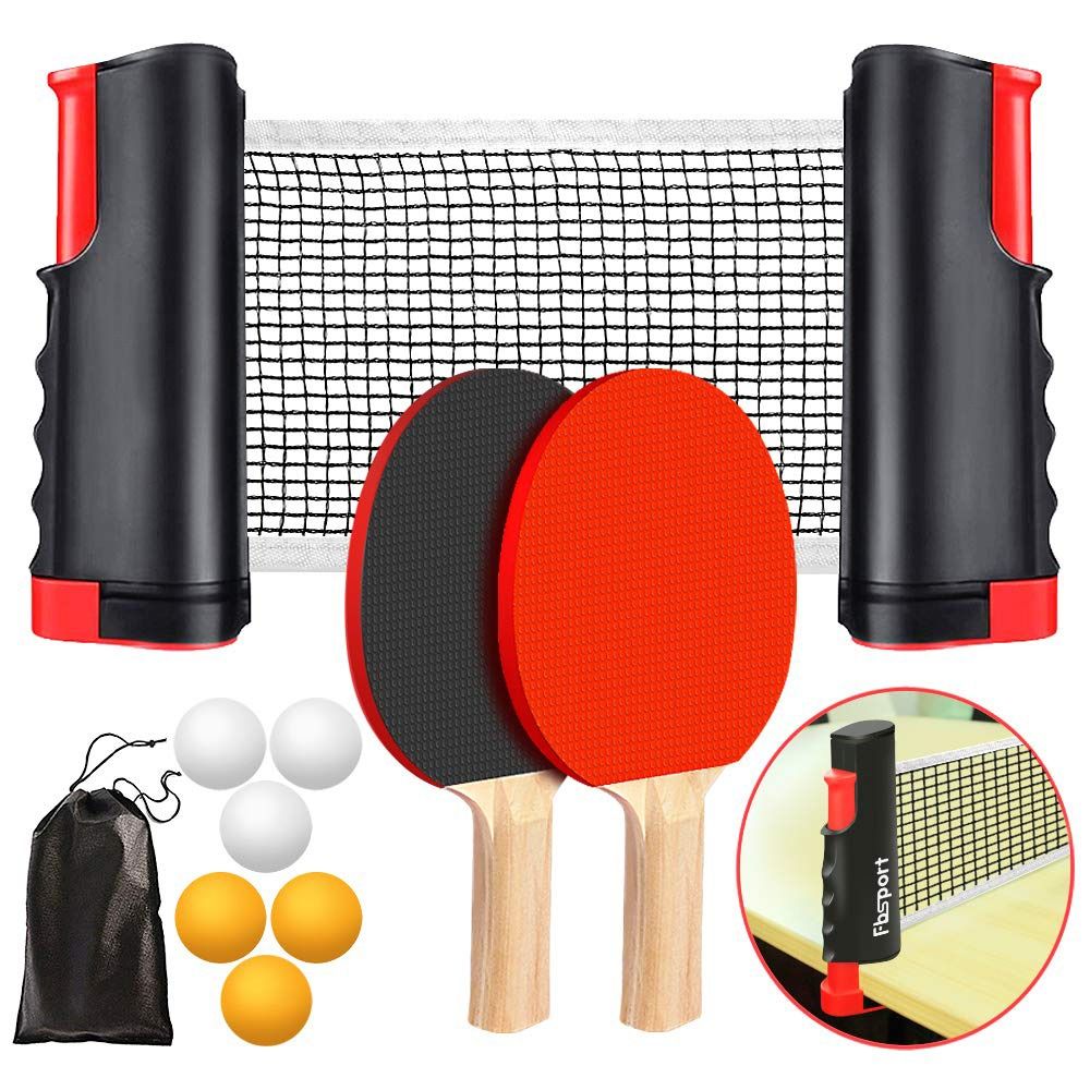 Table Tennis Kit Bag - Ensemble de filet de ping-pong rétractable