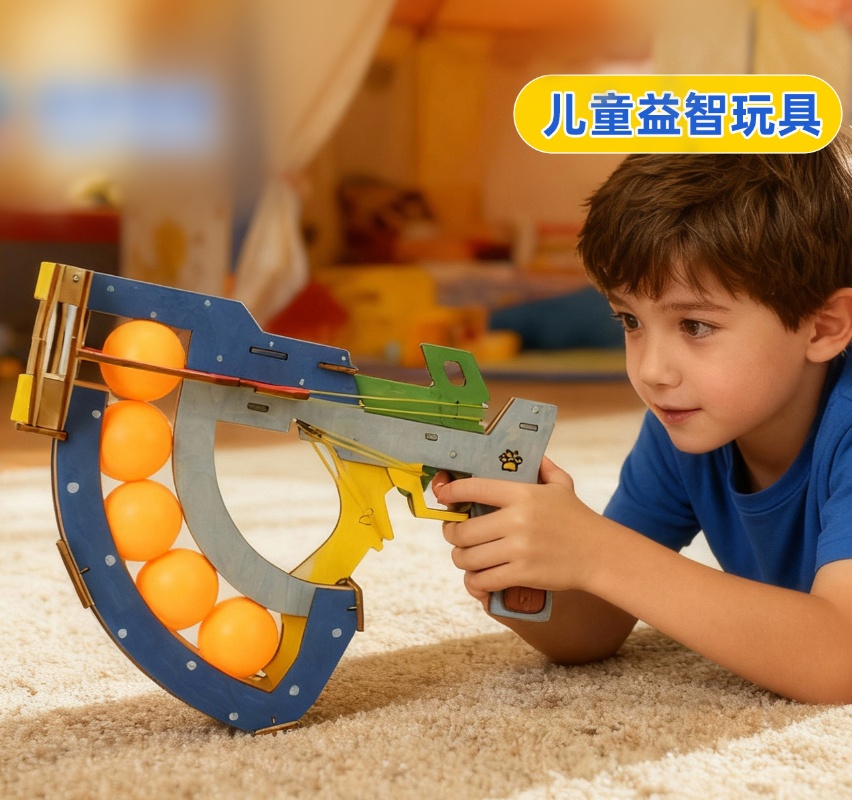 Table Tennis Gun - Jouets éducatifs pour enfants, pistolet de