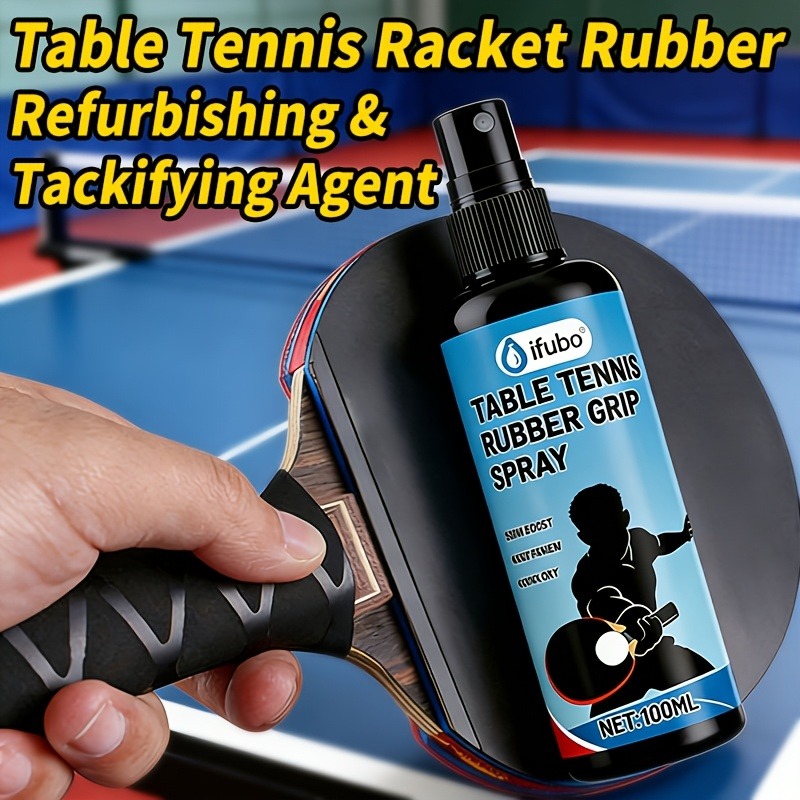 Table Tennis Gun - Solution d'entretien pour caoutchoucs de raquettes