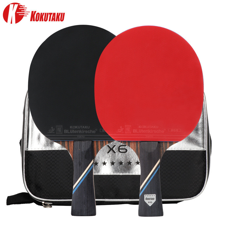 Table Tennis Kit Bag - KOKUTAKU ITTF professionnel 4/5/6 étoiles raquette