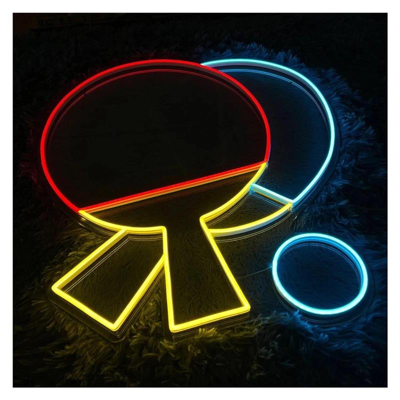 Panneau néon LED en forme de p - Hall Table Tennis avis et prix