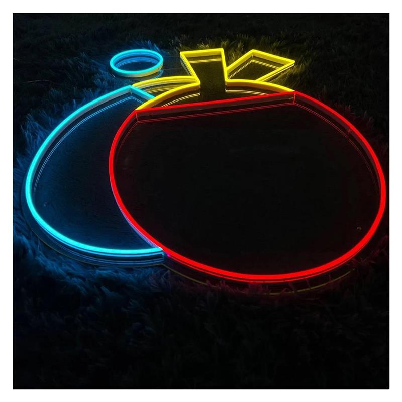 Panneau néon LED en forme de p - Hall Table Tennis avis et prix