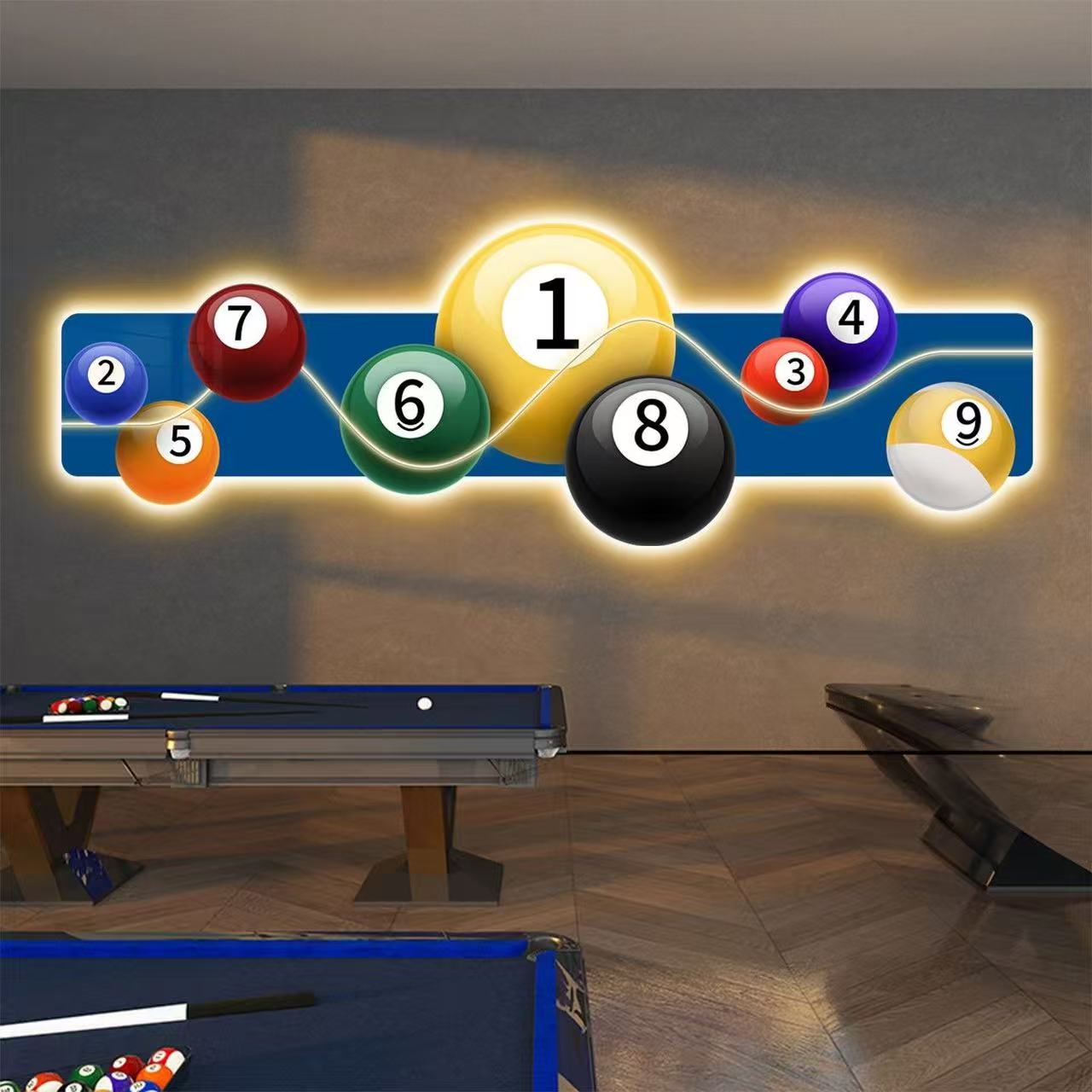 Peinture décorative lumineuse  - Hall Table Tennis avis et prix
